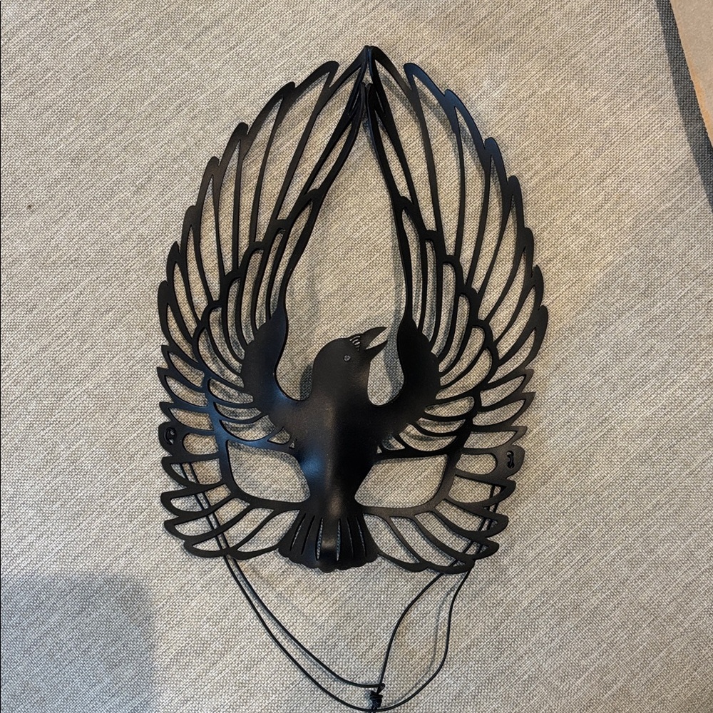 Black Raven Leather Mask